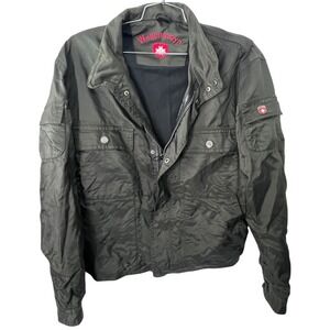 Wellensteyn‎ Alligator Jacket Mens XL Olive Patrol  Zip Up Lined Waterproof